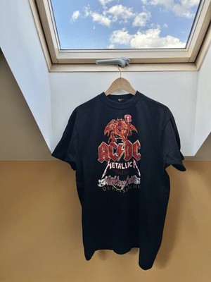 Vintage Monsters Of Rock T Shirt 1991 Metallica AC/DC Motley Crue