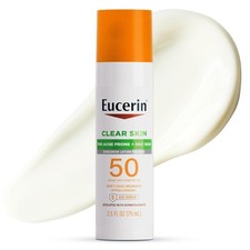 Eucerin Clear Skin Face Sunscreen SPF 50 Oil Control Acne Prone 2.5 oz