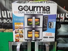 Gourmia 11 QT Dual Stack used - missing basket accessories