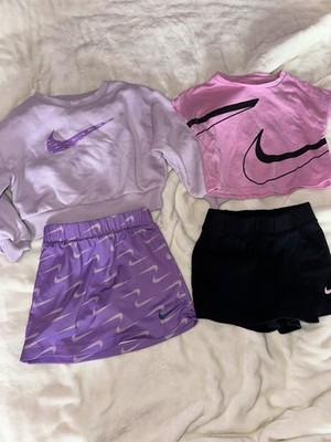 Toddler Girls Nike Short Skirt Sets Size 2T bundle of 2 outfits