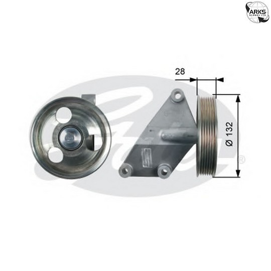 Gates DriveAlign V-Ribbed Belt Idler Pulley - T36428 - Equivalent to OE Quality - Image 11