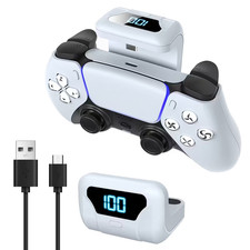 PS5 DualSense Edge Controller Charging Case - 8 Hours Extra Playtime,,,,,,