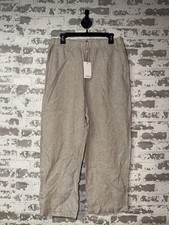 NWT! Quince 100% European Linen Pants - Flax Size Large