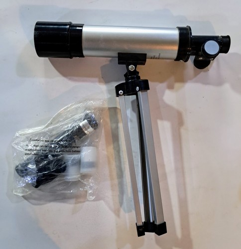 360/50mm Refractive Astronomical Telescope Tripod Monocula Space Scope Refractor - Picture 2 of 6