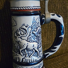 Avon 1976 Brazil Wildlife Ceramic Beer Stein ...