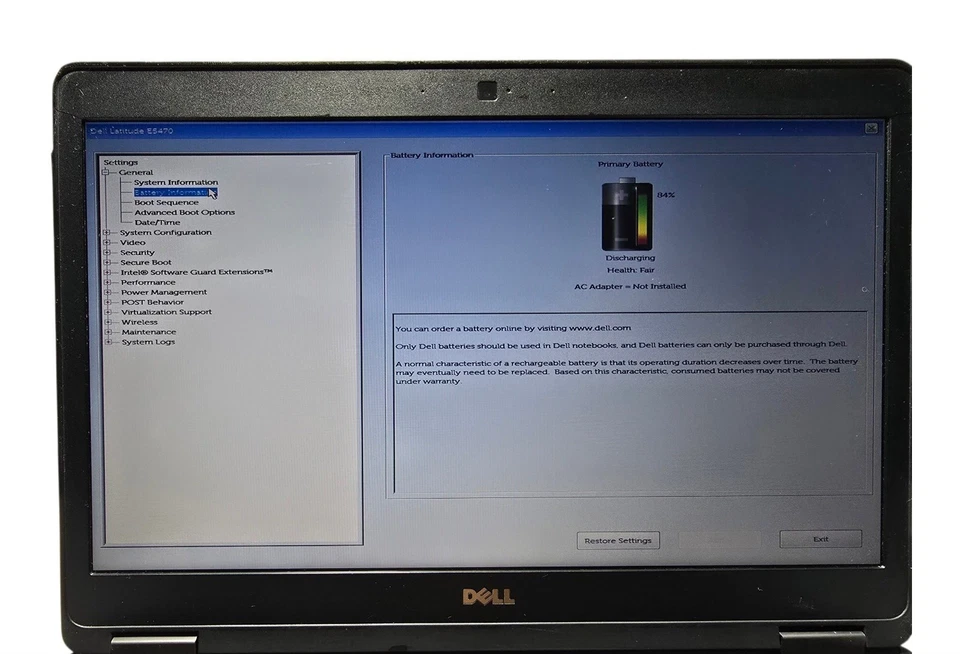 Dell Latitude E5470 · i5-6300U · 8GB · 128GB, photo 3 of 5