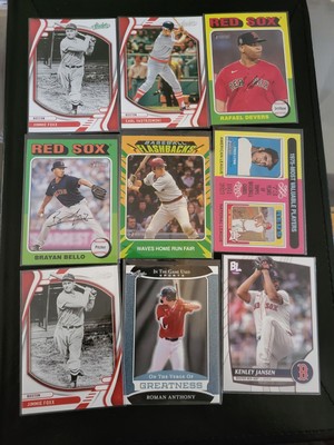 165-Card Lot  Red Sox Various Sets From 1982 To 2024