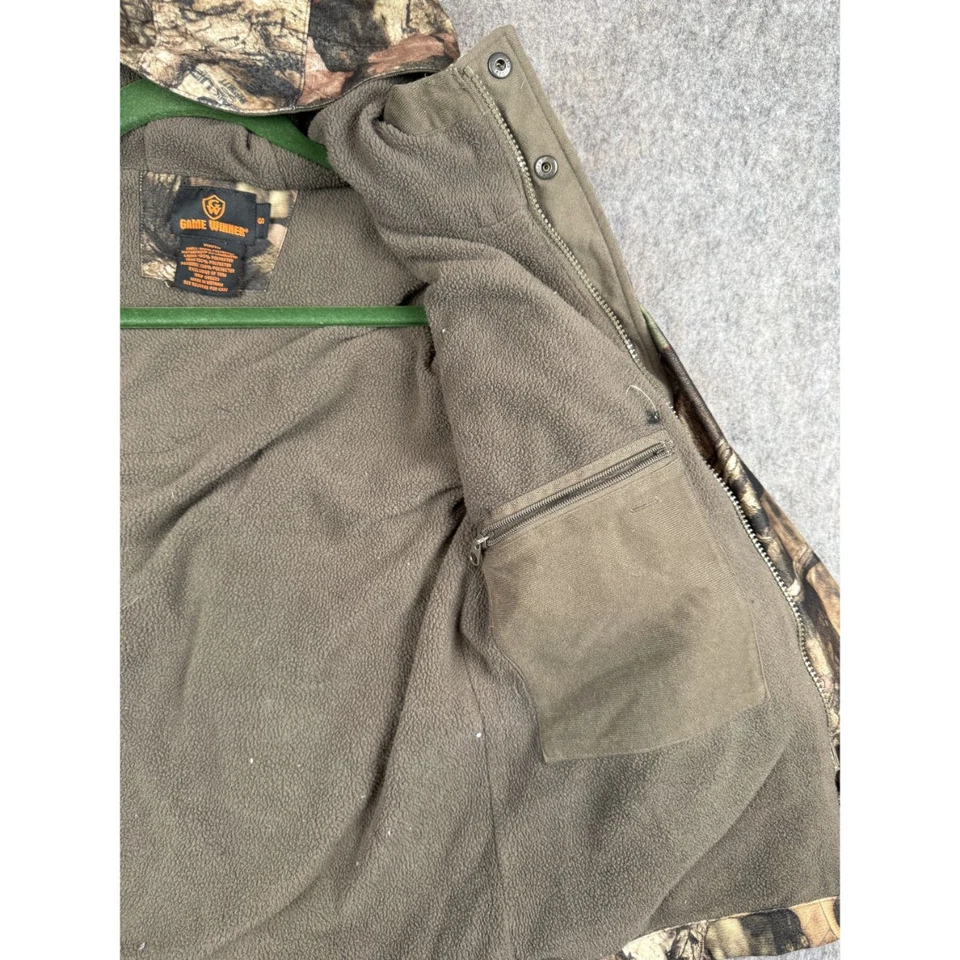 Game Winner Hunting Jacket Youth Small Brown Insulated Camouflage Hooded Outdoor - Image 4 of 4