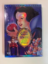 Snow White and the Seven Dwarfs DVD  Slipcover, Disney Platinum Edition, Bonus