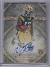 NFL DAVANTE ADAMS AUTO 2014 TOPPS FIVE STAR FOOTBALL ROOKIE CARD AUTOGRAPH 18580. rookie card picture