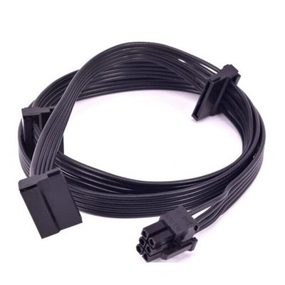 PCIe 6 Pin Stecker auf 3 SATA Netzteil Kabel für Seasonic Focus Plus Platinum FO