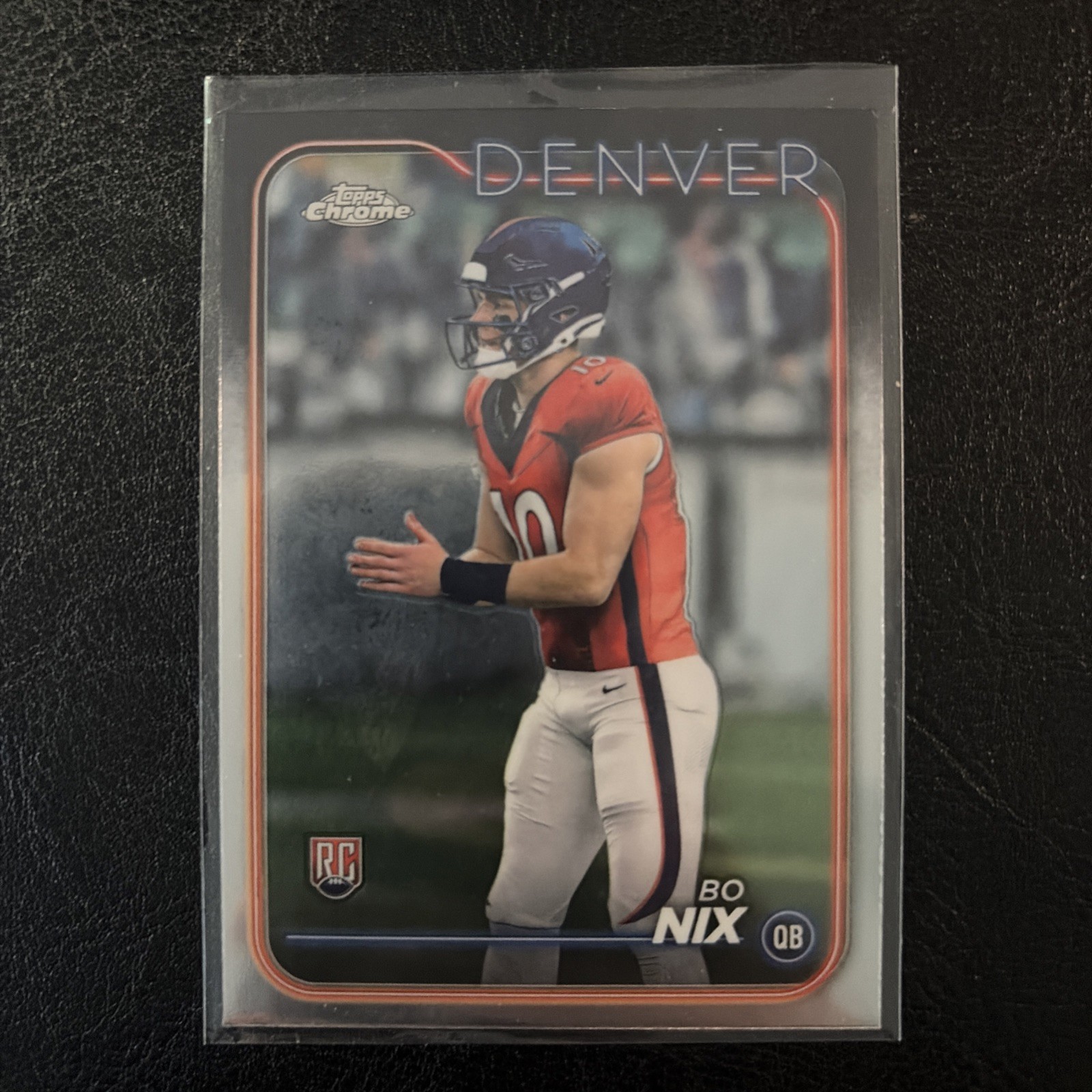 2024 Topps Chrome Bo Nix #206 (RC)