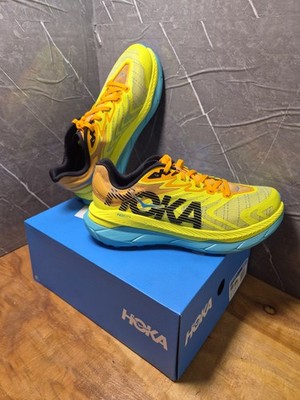 Hoka Tecton X2 Carbon Trailrunningschuhe UK 7,5 EU 41 1/3 Radiant Yellow