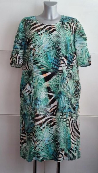 Women Garry Weber Dress Green Polyester 44 / XXL /