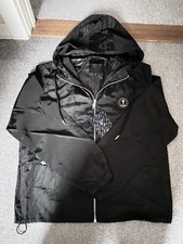Trapstar Irongate Windbreaker Jacket Black Men’s Size Small