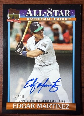 2026 Topps Series 2 Edgar Martinez - 1991 All Stars On Card Auto /10 #91AS-EMA