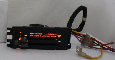 1987-1988 PONTIAC SUNBIRD CLIMATE CONTROL HVAC A/C HEAT AND WIRES