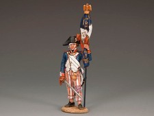 NE003 Flagbearer by King and Country Napoleon in Egypt Officer Flagbearer