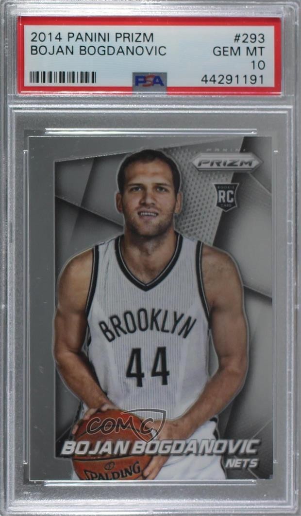 2014-15 Panini Prizm Bojan Bogdanovic #293 PSA 10 GEM MT Rookie RC