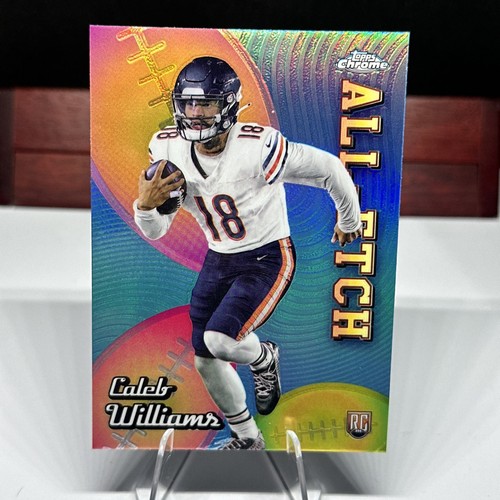Caleb Williams Rookie Rc Refractor Holo Rc Silver Holo Sp Insert Non - Foto 2