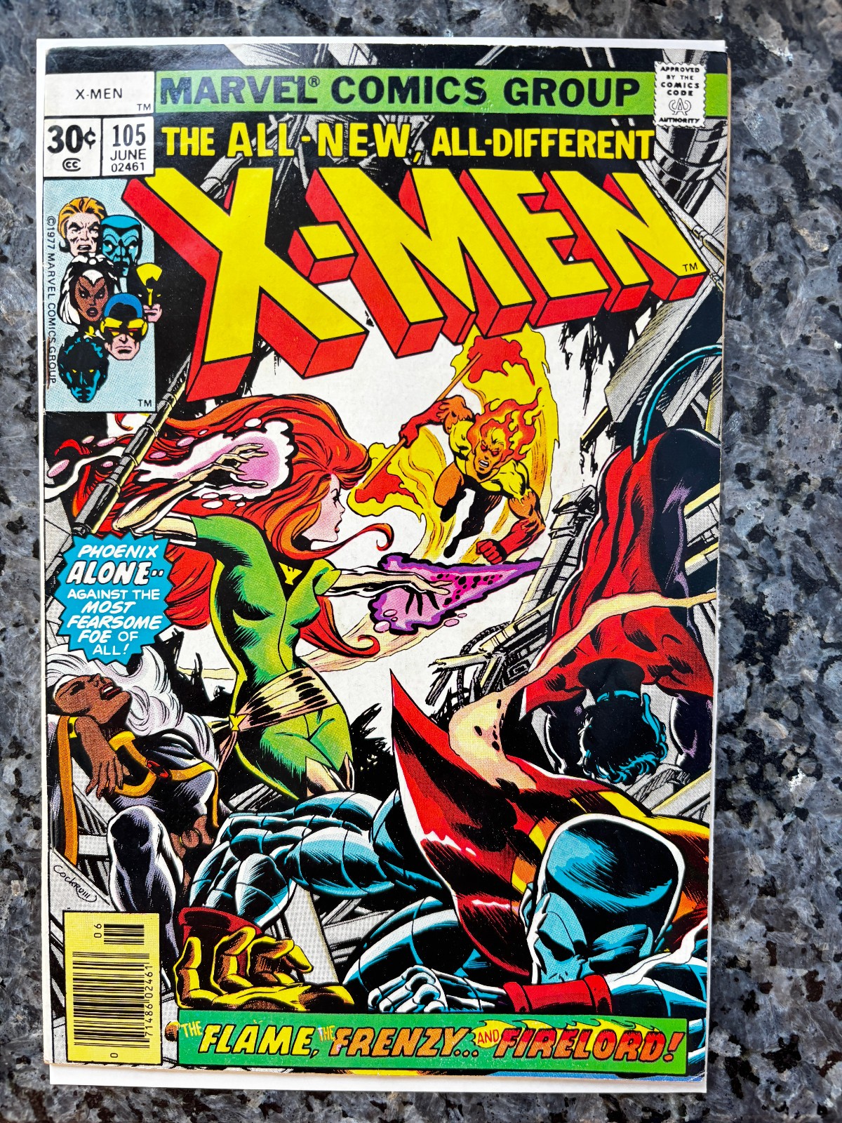 XMEN #105 KEY HIGH GRADE W/FLAWS!! FIRELORD!! 1ST IN PERSON APPEARANCE LILANDRA!