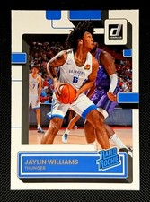 2022-23 Panini Donruss - Rated Rookie Jaylin Williams #241 (RC)