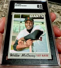 1970 Topps - Willie McCovey #250 SGC 8 Centered