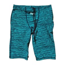 TYR Men's Thresher Baja Jammer Swimsuit Green Mens Size 36