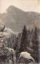 Mt Manitou Park Colorado Real Photo Postcard RPPC