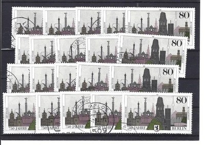 20  Briefmarken  ''Berlin''  zum Basteln (Collagen, Stampagen, ,etc)