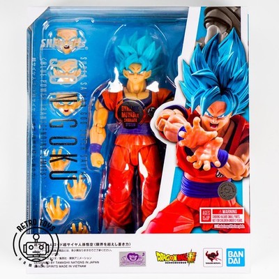 SON GOKU Super Saiyan God Blue Power DRAGON BALL Z SH Figuarts Bandai S.H.