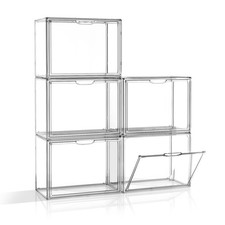 Clear Purse Organizer for Closet, 5 Pack Handbag Storage Organizer, Acrylic D...