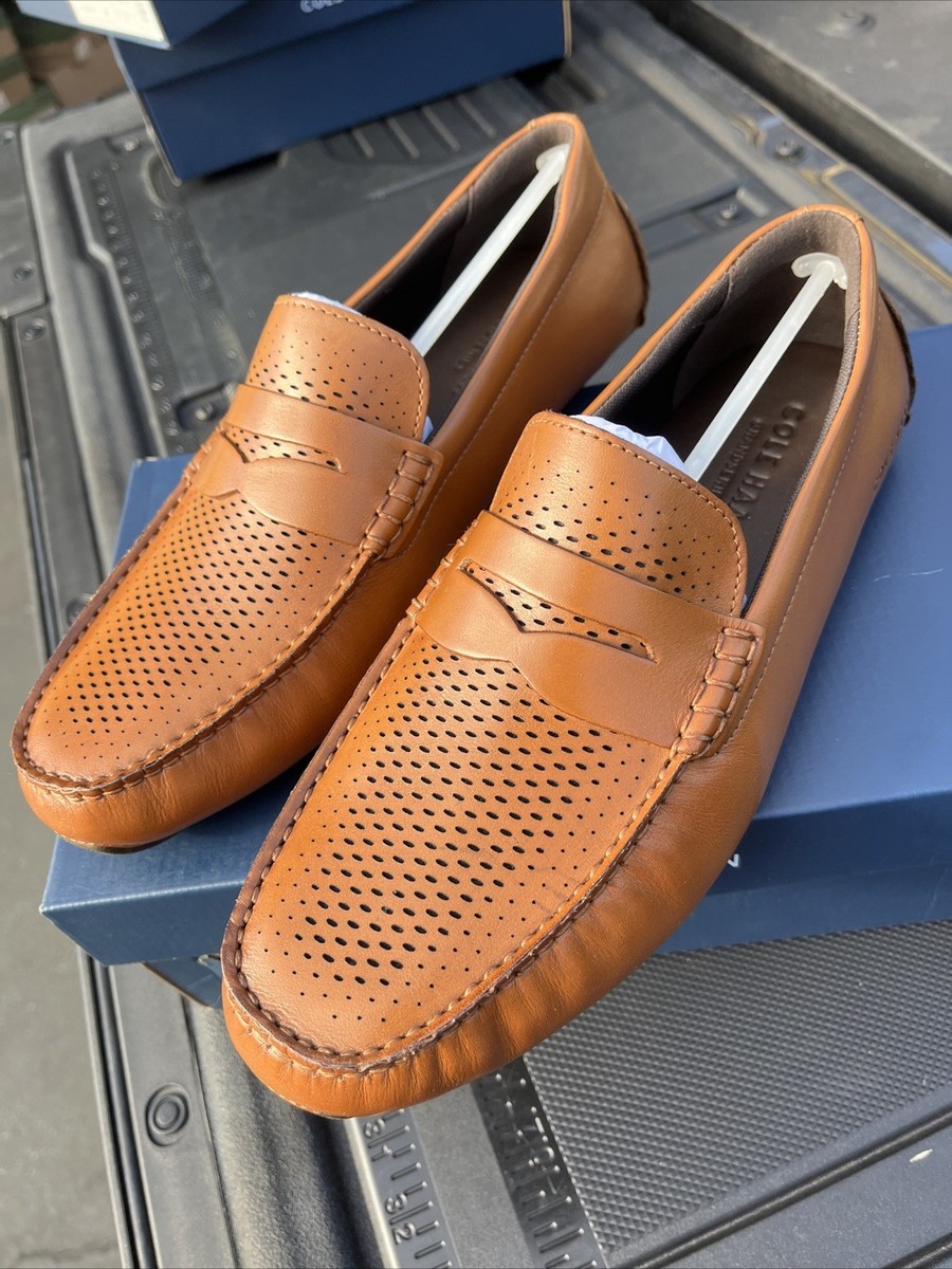 Cole Haan Grand Laser Penny Driver Men\'s 8.5 British Tan/Java C36653 $160 Cole Haan Men main image 4
