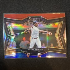 MANNY RAMIREZ 2025 Panini Select Baseball Red & Blue Prizm SP /99 Diamond Level