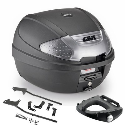 Koffer Kit E300NT2B [Givi] + Halterungen Triumph Street Triple 765 2011 2012
