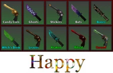 HALLOWEEN 2024 MYSTERY BOX REWARDS 10 ITEMS💙🤍MM2 ROBLOX💙🤍FAST DELIVERY