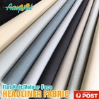 <!--F#f_0-->Velour or Flat Knit Headliner Materials Car Hood Roof Lining Replacement Fabric<!--F/-->