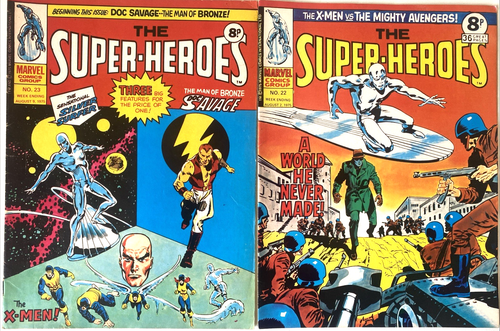 SUPER-HEROES. NUMBER'S BETWEEN 1-49. (42 VINTAGE UK MAGAZINES 1975-1976 LOT). - Picture 12 of 23