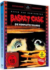 BASKET CASE uncut Teil 1 2 3 TRILOGIE Der unheimliche Zwilling DIE BRUT 2BLU-RAY