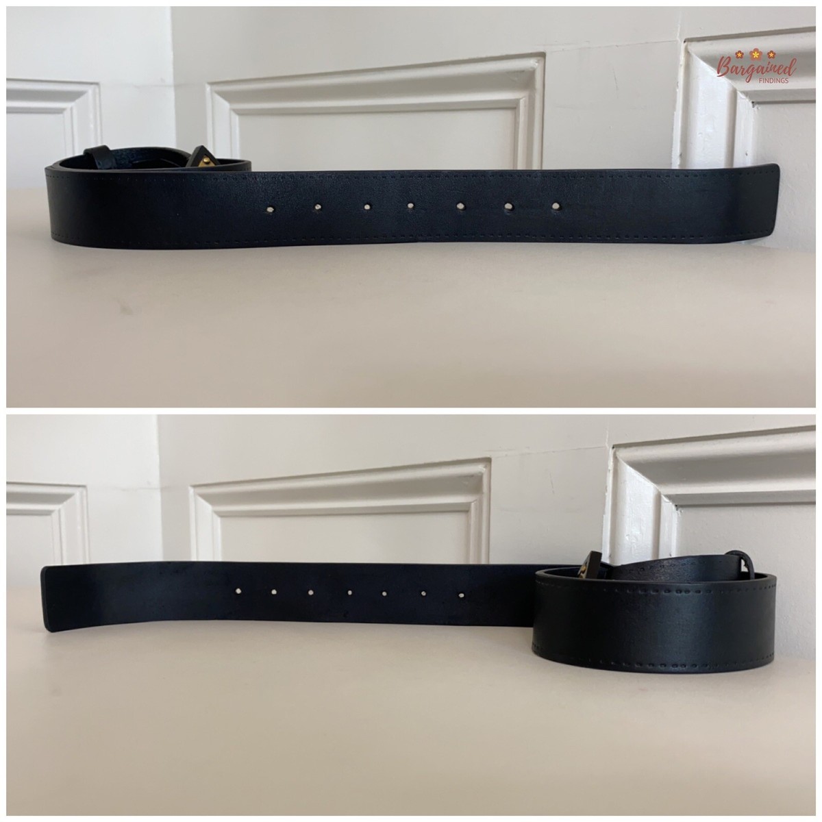 Authentic Gucci Black Leather Gold Hysteria Crest Buckle Authentic Gucci Black Leather Gold Hysteria Crest Buckle