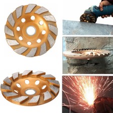 Cup Grinding Wheel 4 inch 100 mm Diamond Sanding Turbo Row Angle Grinder Disc 9.85 per disc