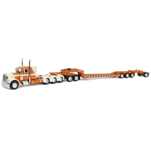 DCP 1/64 Peterbilt 379 FlatTop Fontaine Magnitude Lowboy Trailer Booster 60-2016