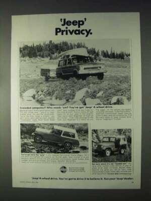 1968 Jeep Ad - Wagoneer, Jeepster Commando, Universal