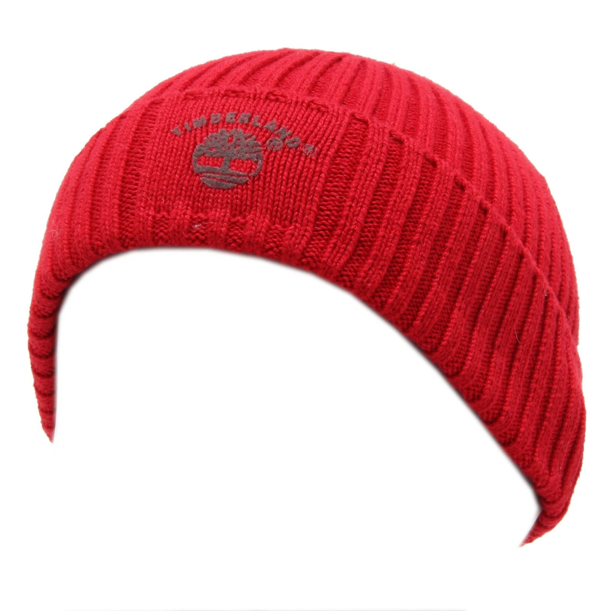 red timberland beanie