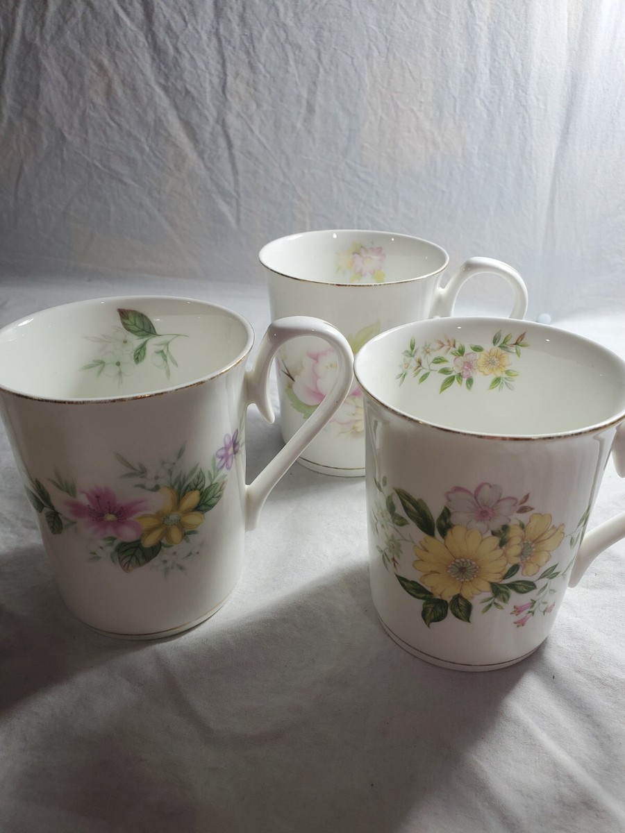Tang Shan China Royal Wessex Wayside Camellia Melody Set of