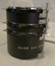 Soligor Auto Extension Tube 3 Piece Set 36mm 18mm 11mm for Nikon - Japan