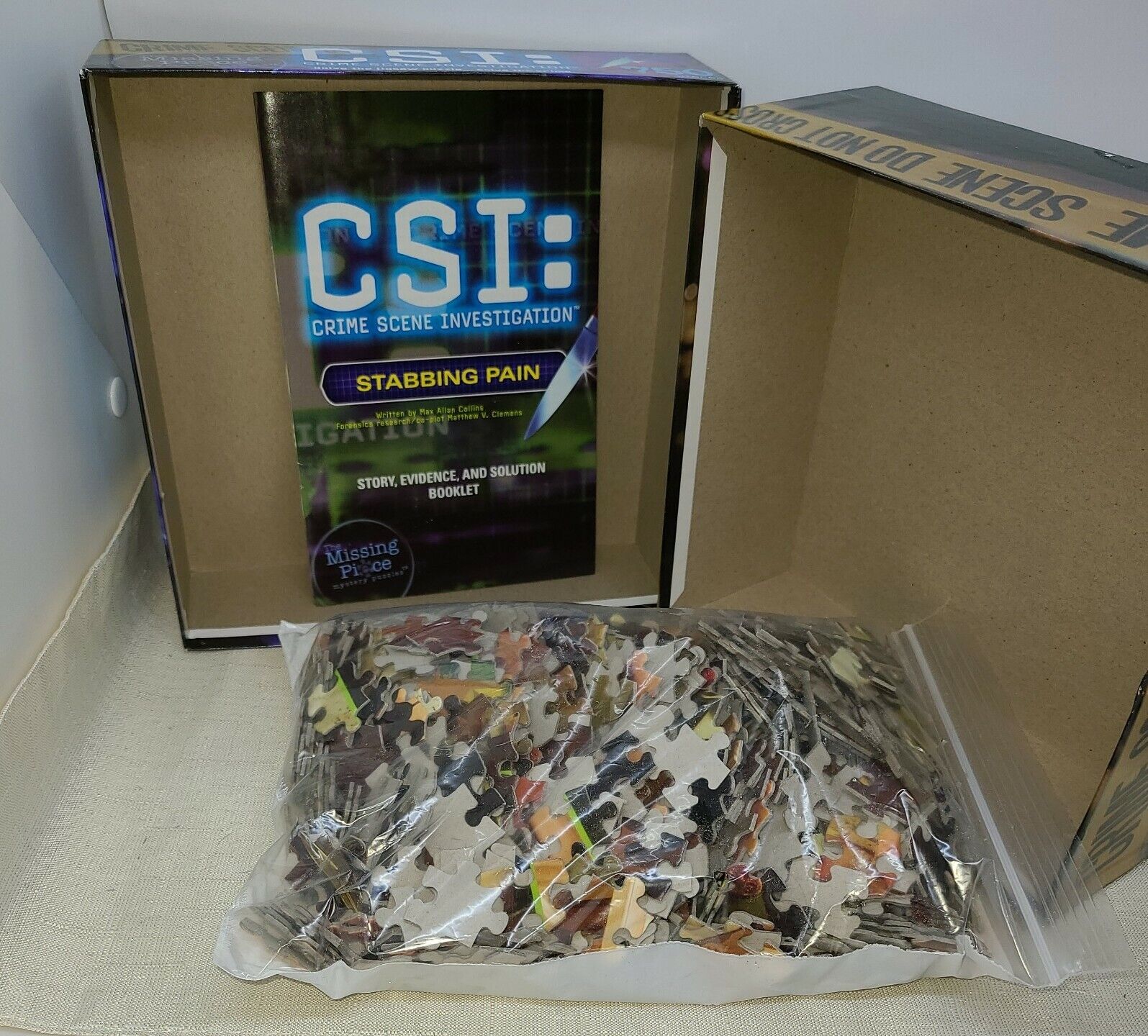 CSI Crime Scene Investigation Unbalanced Death Jigsaw Puzzle 750 Pcs for sale online