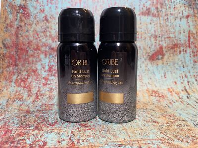ORIBE Gold Lust Dry Shampoo, 2 x 43 ml / 0.9 fl. oz, NEW Travel Size