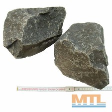 980 kg Findlinge Bruchsteine Basalt Schwarz 100/300 mm