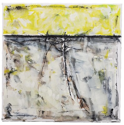 No.503 Original Abstract Modern Minimal Textured Painting By K.A.Davis 